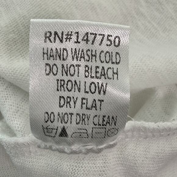 The Beatles Logo Tank Top Women's Small White Black - Picture 5 of 6